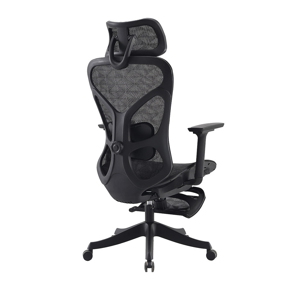 5128-1 Hulpute ergonomisk stol midje datamaskinstol svingstol tilbakelent kontorstol